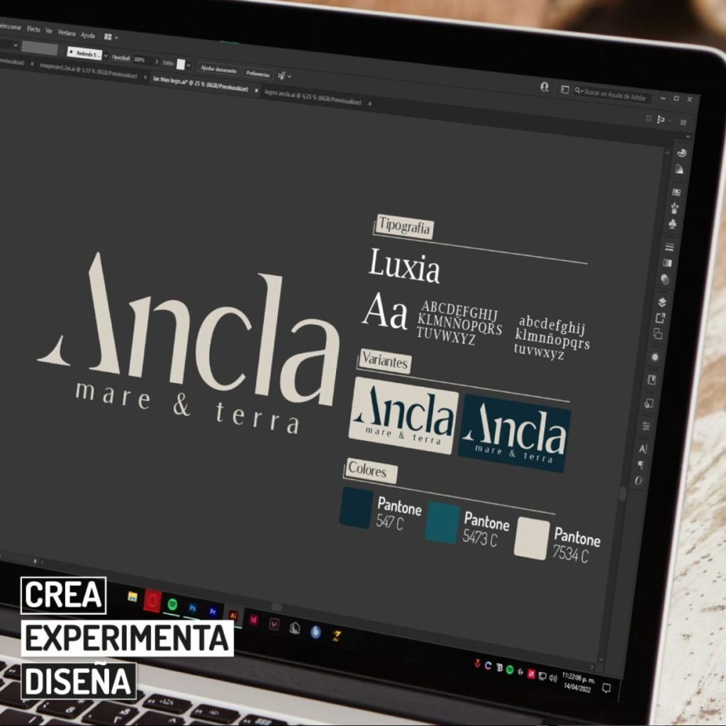 Ancla: Exploración tipográfica e identidad